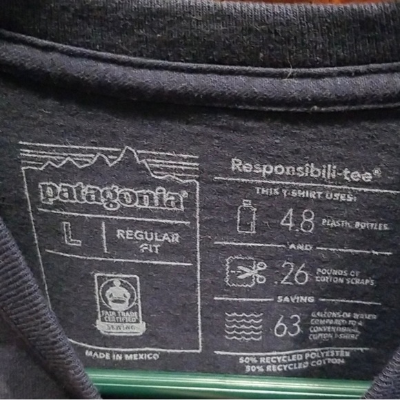 Patagonia Glacier Responsibili-Tee Half Dome Yosemite L - Picture 4 of 9